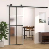 Detailed information about the product Sliding Door with Hardware Set 76x205 cm ESG Glass&Aluminium