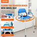 Sliding Tub Transfer Bench Shower Chair with 360 Degree Swivel Seat 330LBS. Available at Crazy Sales for $309.95