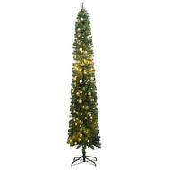 Detailed information about the product Slim Christmas Tree 300 LEDs & Ball Set 270 cm