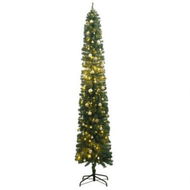 Detailed information about the product Slim Christmas Tree 300 LEDs & Ball Set 300 cm