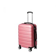 Detailed information about the product Slimbridge 24 Luggage Suitcase Trolley Travel Packing Lock Hard Shell Rose Gold