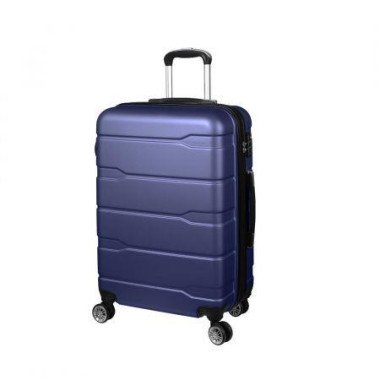 Slimbridge 28 Inches Expandable Luggage Travel Suitcase Trolley Case Hard Set Navy
