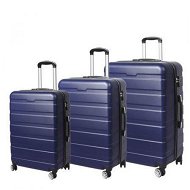 Detailed information about the product Slimbridge Luggage Suitcase Trolley 3Pcs Set 20 24 28 Travel Packing Lock Navy