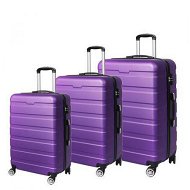 Detailed information about the product Slimbridge Luggage Suitcase Trolley 3Pcs Set 20 24 28 Travel Packing Lock Purple