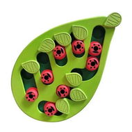 Detailed information about the product Slow Eating Cat Bowl Pet Interactive Toy Slow Feeder Green Leaf Shaped Cat Food Puzzle Mental Stimulating Toy Interactive Cat