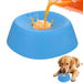 Slow Feeder Dog Bowls for Liquid Treat,Anti-Slip Entertained Ball-in Bone Broth Dog Lick Bowl,3/4 Cup Yogurt Pup Lick Toy. Available at Crazy Sales for $19.99