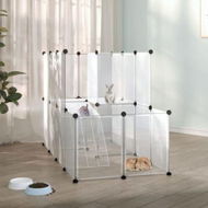 Detailed information about the product Small Animal Cage Transparent 142x74x93 cm PP and Steel