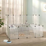 Detailed information about the product Small Animal Cage Transparent 143x107x93 cm PP and Steel