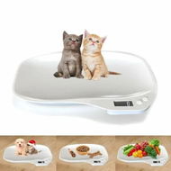 Detailed information about the product Small Animal Digital Scale, Pet Scale with LCD Display, Puppy Scale, Electronic Kitchen Food Scale, Max 33lbs, 14 x 10 inches