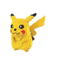 Detailed information about the product Small Building Pokemon Blocks Small Cartoon Picachu Animal Model Education Game Graphics Pokemon Toys For Kids