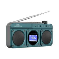 Detailed information about the product Small Digital FM Radio Speaker, Handheld Rechargeable Radio Speaker, LCD Display, Double Speakers