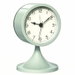 Small Retro Table Clock Battery Operated, Slient Metal Desk Clock with Light for Living Room Bedroom Decor Green. Available at Crazy Sales for $19.95