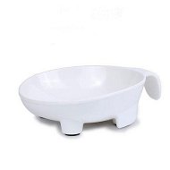 Detailed information about the product Small Scoop Plates for Elderly - Adaptive Plates with Handles, One Handed Adaptive Equipment, Disabled Products, Non Skid Melamine Bowls with Handles 17CM Milky White