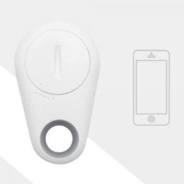 Smart Anti-Lost Tracker Alarm Key Finder GPS Locator/White.