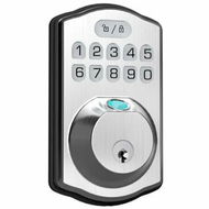 Detailed information about the product Smart Door Lock Fingerprint Keyless Keypad Deadbolt Entry Front Gate Easy Installation Security Home Safe Access Digital Silver
