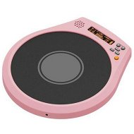 Detailed information about the product Smart Electronic Drum Pad With Display Metronome Speed Vocal Count Rechargeable-Pink