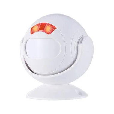 Smart Home Indoor Infrared Anti theft Alarm 112dB Sound Light Doorbell Function IR Detector Human Body Sensor