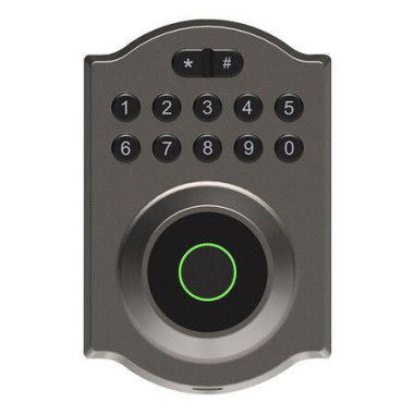 Smart Lock, 3 In 1 Keyless Entry Door Lock With Fingerprint, Code, Key, Smart Code Biometric Door Lock For Home Apartment Office