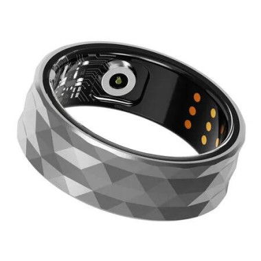 Smart Ring, Activity & Fitness Tracker Ring for Women/Men, Fitness Tracking Smart Ring with Calories and Sleep Monitoring, IP68 Waterproof (Silver, 11#)