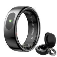 Detailed information about the product Smart Ring Tracker for Women & Men, Fitness Ring with Sleep & Motion Tracking, Touch Control,Compatible with iOS & Android (Black,8#)