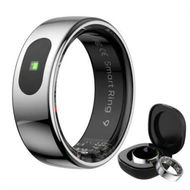 Detailed information about the product Smart Ring Tracker for Women & Men, Fitness Ring with Sleep & Motion Tracking, Touch Control,Compatible with iOS & Android (Silver,7#)