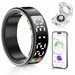 Smart Ring with Display Screen & Touch Button,Bluetooth Connection for Women Men,Fitness Tracker Sleep Monitoring Waterproof(Black-10#). Available at Crazy Sales for $59.99