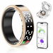 Smart Ring with Display Screen & Touch Button,Bluetooth Connection for Women Men,Fitness Tracker Sleep Monitoring Waterproof(Gold-10#). Available at Crazy Sales for $59.99