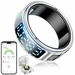 Smart Rings for Women Men,Fitness Tracker Ring with LED Display Screen,IP68 Waterproof Fitness Ring with Sleep Tracker,Charging Case(Silver,10#). Available at Crazy Sales for $44.99