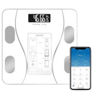 Detailed information about the product Smart Scale for Body Weight and Fat High Accurate Digital Bathroom Scale Bluetooth Body Composition Monitor 15 Metrics Sync App Christmas Gift COL White