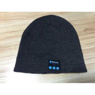 Detailed information about the product Smart Talking Keep Warm Music Beanie Hat With Built-in Wireless Bluetooth Stereo Earphones - Dark Gray.