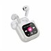 Smart Touch Screen Bluetooth Earphone APP Message Reminder Dialing Video Switching Incoming Call Answering with LED Display(White). Available at Crazy Sales for $59.99