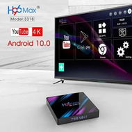 Detailed information about the product Smart TV Box Android 10.0 with 4GB 32GB ROM,2.4GHz/5GHz WiFi,4K Quad Core,HD