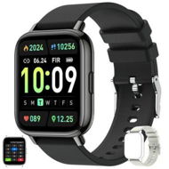Detailed information about the product Smart Watch Bluetooth for Android iOS Waterproof for Sport Tracker for Men Women-Black