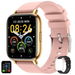 Smart Watch Bluetooth for Android Phone Waterproof Sport Blood Pressure Heart Rate Monitor Sleep Tracker for Men Women Fitness-Pink. Available at Crazy Sales for $49.99