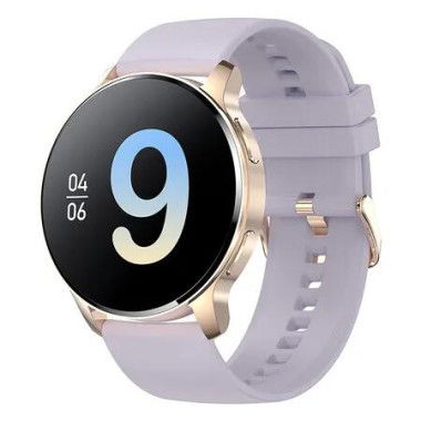 Smart Watch Fitness Tracker Answer Make Call Women Android iOS Smartwatch Waterproof 1.32 Inch HD Touch Screen Voice Control Purple