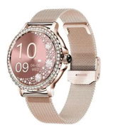 Detailed information about the product Smart Watch For Lady Women Bluetooth Call 100+Sports Mode Fitness Women DIY Dials With Body/Sleep Monitor For IOS Android Color Rosegold