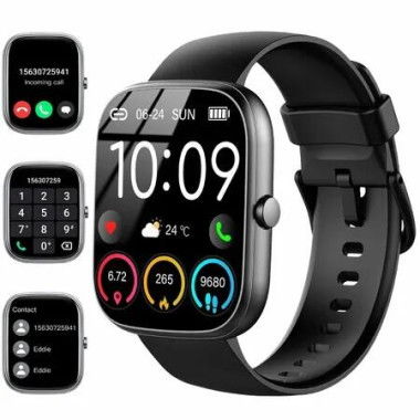 Smart Watch for Men Women (Answer/Make Call),HD 1.91In Smartwatch Fitness Activity Tracker,110+ Sports IP68 Waterproof,Sleep Monitor/Pedometer/Calories,Fitness Watch for Android iOS