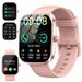 Smart Watch,1.91In Smartwatch for Men Women,110+ Sport Modes,Fitness Activity Tracker with Pedometer/Sleep Monitor/IP68 Waterproof,for Android iOS Pink. Available at Crazy Sales for $39.99
