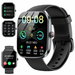Smart Watch(Answer/Make Call),110+ Sport Modes,Fitness Activity Tracker with Pedometer/Sleep Monitor/IP68 Waterproof,for Android iOS Black. Available at Crazy Sales for $39.99
