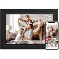 Detailed information about the product Smart WiFi Digital Photo Frame 1280x800 HD IPS Auto-Rotate 10.1 Inch Wall Mount Gift for Family Friends Black