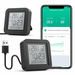 Smart WiFi Thermometer Hygrometer,Indoor Temperature Humidity Sensor Electronic Ink Display IR Contorl,App Notification Alert,Free Data Storage Export (2Pack). Available at Crazy Sales for $39.99