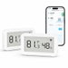 Smart WiFi Thermometer Hygrometer,Indoor Wireless Temperature Humidity Sensor with Electronic Display,Free Data Storage Export 2 Pack. Available at Crazy Sales for $39.99