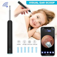 Detailed information about the product Smart WiFi Visual Ear Endoscope Camera With 3.5mm Lens 1080P FHD Camera 6 LED Lights Waterproof Lens For IOS Android - Black.