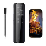 Detailed information about the product Smart Wireless Meat Thermometer with Bluetooth and 2.4GHz WiFi Connection,App Control,Probe Cooking BBQ Grill Smoker Food Thermometer for IOS Android