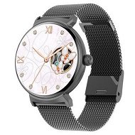 Detailed information about the product Smartwatch 1.45 Inch 300+ Watchfaces Compass Wireless Relojes Inteligentes Waterproof Smart Sport Watch for Grils Woman(Black)