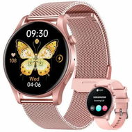 Detailed information about the product Smartwatch for Women 1.43 Touchscreen Smart Watch Answer/Make Call with Sleep Monitor 100+ Sports Modes Fitness Tracker for Android iOS(1Pack-Pink)