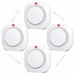 Smoke Detector,Battery Operated Smoke Alarm with Photoelectric Technology,Fire Alarms Smoke Detectors with LED Indicator and Test Button (4 Pack). Available at Crazy Sales for $39.99