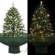 Detailed information about the product Snowing Christmas Tree with Umbrella Base Green 75 cm