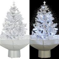 Detailed information about the product Snowing Christmas Tree With Umbrella Base White 75 Cm