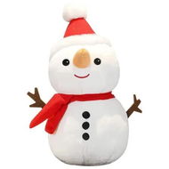 Detailed information about the product Snowman Plush Toy, 23CM Snowman Stuffed Toy, Christmas Plush Toys Xmas Decoration Indoor, Snowman